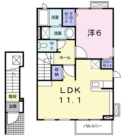 カトレア　Ｔ．Ｙ　Ⅱの物件間取画像